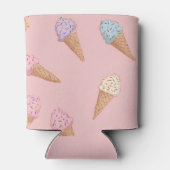 Personalisierte Niedliche Pastelle Ice Dosenkühler (Rückseite)