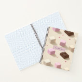 Personalisierte Niedliche Pastelschokolade und Mar Notizblock (Innenseite)