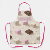 Personalisierte Niedliche Pastelschokolade und Mar Schürze (Vorderseite)