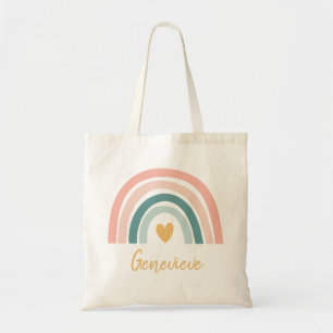 Personalisierte Niedliche Rainbow Tote Tag Tragetasche