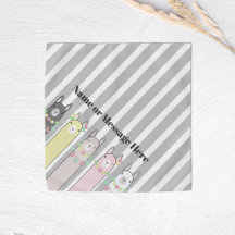 Personalisierte Niedliche Retro-Farbige Llamas Kin