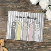 Personalisierte Niedliche Retro-Farbige Llamas Kin Puzzle