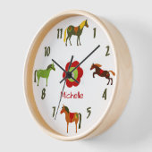 Personalisierte Niedliche Rodelbahn mit Aussicht Uhr (Winkel)