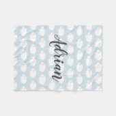 Personalisierte niedliche Schaf-Fleecedecke für Fleecedecke (Vorderseite (Horizontal))