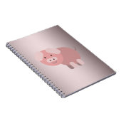 Personalisierte niedliche Schweinekeule Notizblock (Rechte Seite)