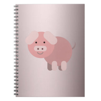 Personalisierte niedliche Schweinekeule Notizblock