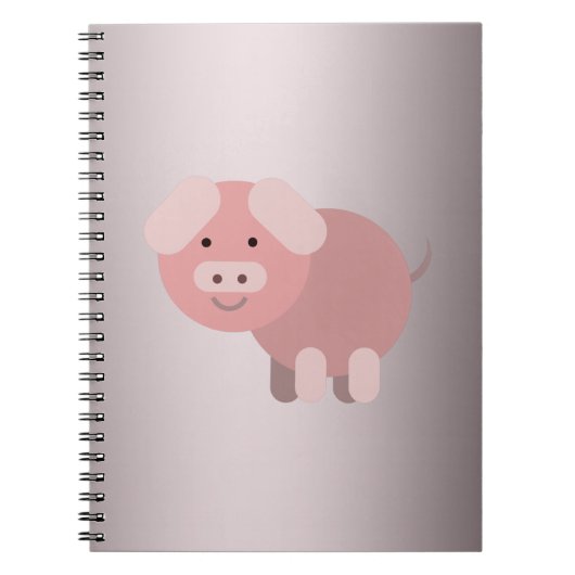 Personalisierte niedliche Schweinekeule Notizblock (Vorderseite)