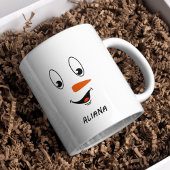 Personalisierte Niedliche Snowman Fantastische Wei Kaffeetasse