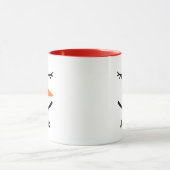 Personalisierte Niedliche Snowman Hot Cocoa Tasse (Zentrum)