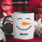 Personalisierte Niedliche Snowman Hot Cocoa Tasse 