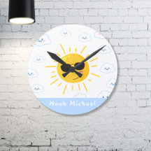 Personalisierte Niedliche Sonne und Wolke