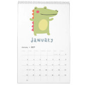 Personalisierte Niedliche Tiere 2017 Kalender (Jan 2027)