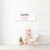 Personalisierte Niedliche Tiere mit Nordpol oder P Banner (Insitu)