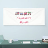 Personalisierte Niedliche Tiere mit Nordpol oder P Banner (Messe)