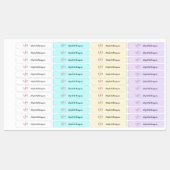 Personalisierte Niedliche Unicorn Kinderschule Etiketten (Blatt)