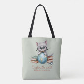 Personalisierte Niedliche "Wander Cat" Tasche (Rückseite)