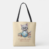 Personalisierte Niedliche "Wander Cat" Tasche (Rückseite)