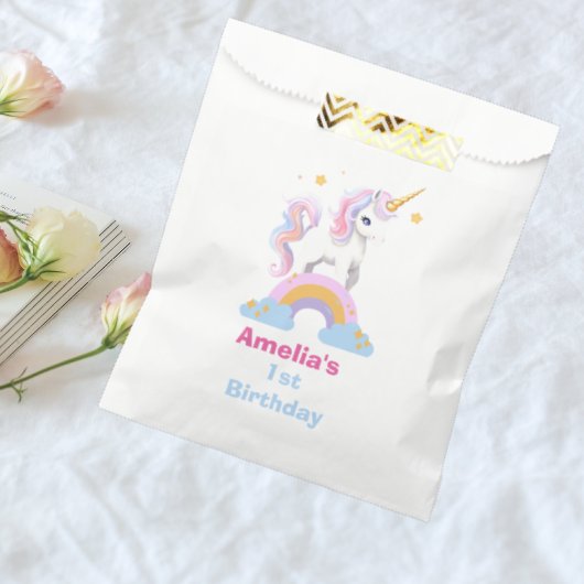 Personalisierte Niedliche Wasserfarbe Regenbogen E Geschenktütchen