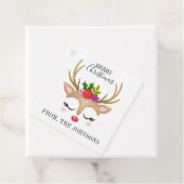 Personalisierte Niedliche Weihnachtsfeier Geschenkanhänger (Beispiel)