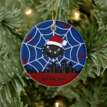 Personalisierte niedliche Weihnachtsspinne