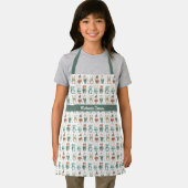 Personalisierte Niedliche Weihnachtstiere Schürze (Insitu)