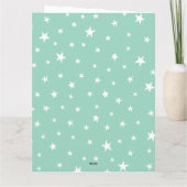 Personalisierte Niedliche Weihnachtszeichen Karte (Rückseite)