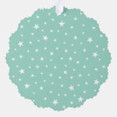 Personalisierte Niedliche Weihnachtszeichen Ornament Karte (Rückseite)