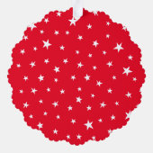 Personalisierte Niedliche Weihnachtszeichen Ornament Karte (Rückseite)