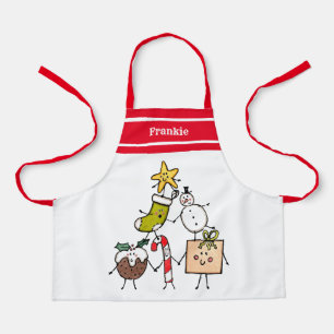 Personalisierte Niedliche Weihnachtszeichen Schürze