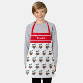 Personalisierte Niedliche Weihnachtszeit Schürze (Getragen)
