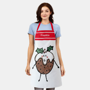 Personalisierte Niedliche Weihnachtszeit Schürze