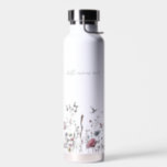 Personalisierte Niedliche Wildblume Chic Design Mo Trinkflasche<br><div class="desc">Bleibe in Stil mit unserer bezaubernden Wasserflasche mit einer bezaubernden Wildblume-Grundrandlinie und schicken Skripten-Design, ergänzt durch einen anmutigen Kolibri. Diese Wasserflasche ist aus langlebigen Materialien gefertigt und eignet sich hervorragend zum Zuhause, Arbeiten oder unterwegs. Das niedliche und stilvolle Design verleiht Ihrer täglichen Hydratationsroutine eine Touch Charme, während der sichere Deckel...</div>