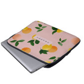 Personalisierte Niedliche Zitronenfrüchte Laptopschutzhülle (Vorne Knopf)