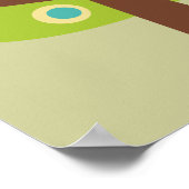 Personalisierte Niedliche Zugpforte Decke für Kind Poster (Ecke)