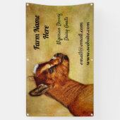 Personalisierte nigerianische Zwergsaumshow Banner (Vertikal)