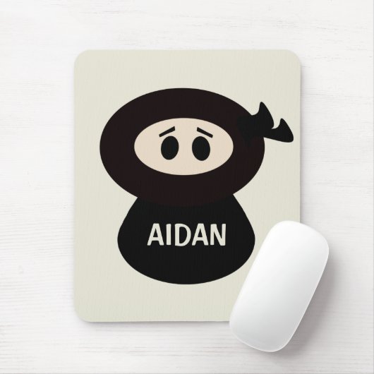 Personalisierte Ninja Mousepad für Kinder (Mit Mouse)