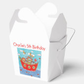 Personalisierte Noah-Arche Geschenkschachtel (Geöffnet)