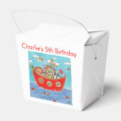 Personalisierte Noah-Arche Geschenkschachtel (Rückseite)