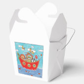 Personalisierte Noah-Arche Geschenkschachtel (Geöffnet)