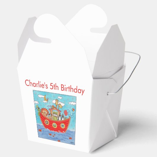 Personalisierte Noah-Arche Geschenkschachtel