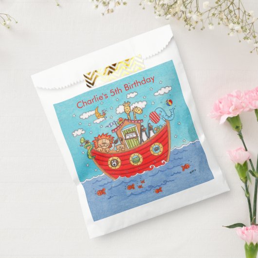 Personalisierte Noah-Arche Geschenktütchen (Versiegelt)