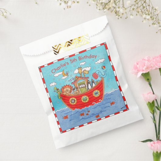 Personalisierte Noah-Arche Geschenktütchen (Versiegelt)