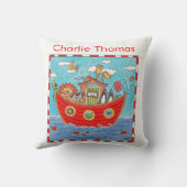 Personalisierte Noah-Arche Kissen (Rückseite)