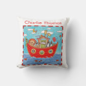 Personalisierte Noah-Arche Kissen (Vorderseite)