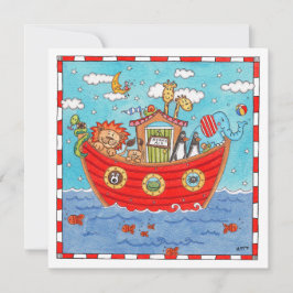 Personalisierte Noah's Ark Birthday Einladung