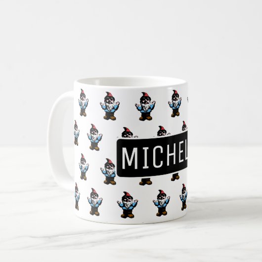 Personalisierte Nomaden Kaffeetasse (Vorderseite Links)