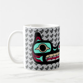 Personalisierte Nordwestküsten-Wolf-Tasse Kaffeetasse