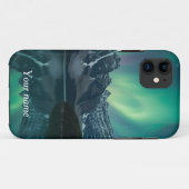 Personalisierte Northern Lights Case - Name hinzuf (Rückseite (Horizontal))