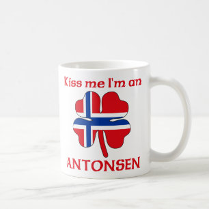 Personalisierte norwegische küssen mich, den ich kaffeetasse