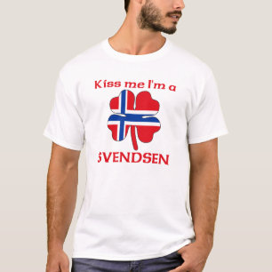 Personalisierte norwegische küssen mich, den ich T-Shirt
